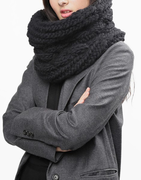 Dont Speak Snood Hand Knitted Knitwear WOOL AND THE GANG